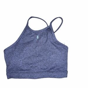 NWT NOBULL Halter Sports Bra Dark Lavender Heather Size S